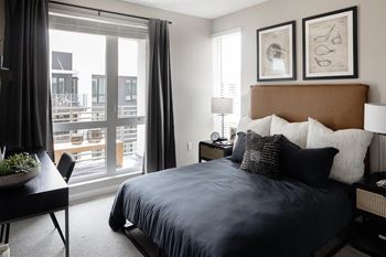 Oversized double pane floor to ceiling windows